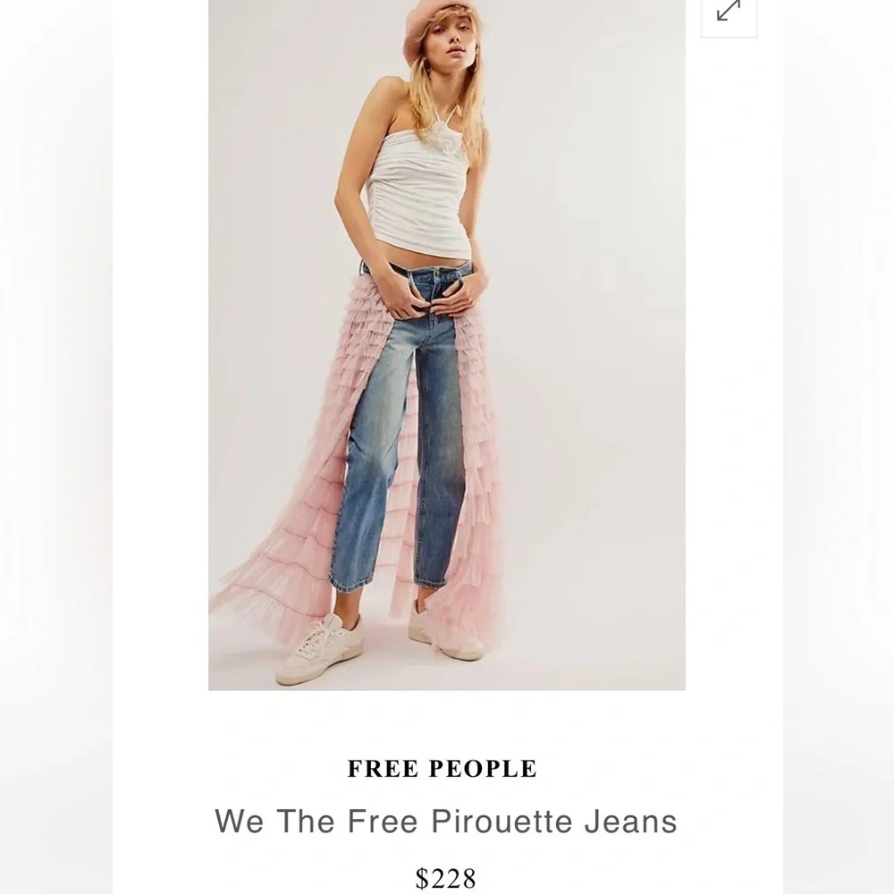 We The Free Pirouette Jeans Size 26 NWT